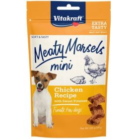 Vitakraft Meaty Morsels Mini Chicken Recipe with Sweet Potato Dog Treat (Option: 1.69 lb)